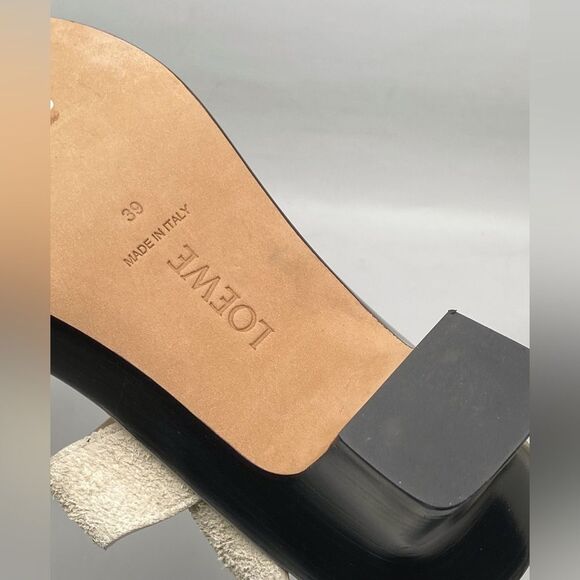 Loewe Ease heel suede sandal size 39